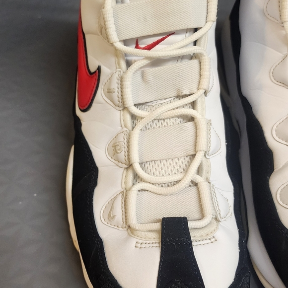 Nike Air Max Uptempo 95 Mens  Sz 10 White Black Red Athletic Sneakers CK0892-101 - Picture 6 of 12
